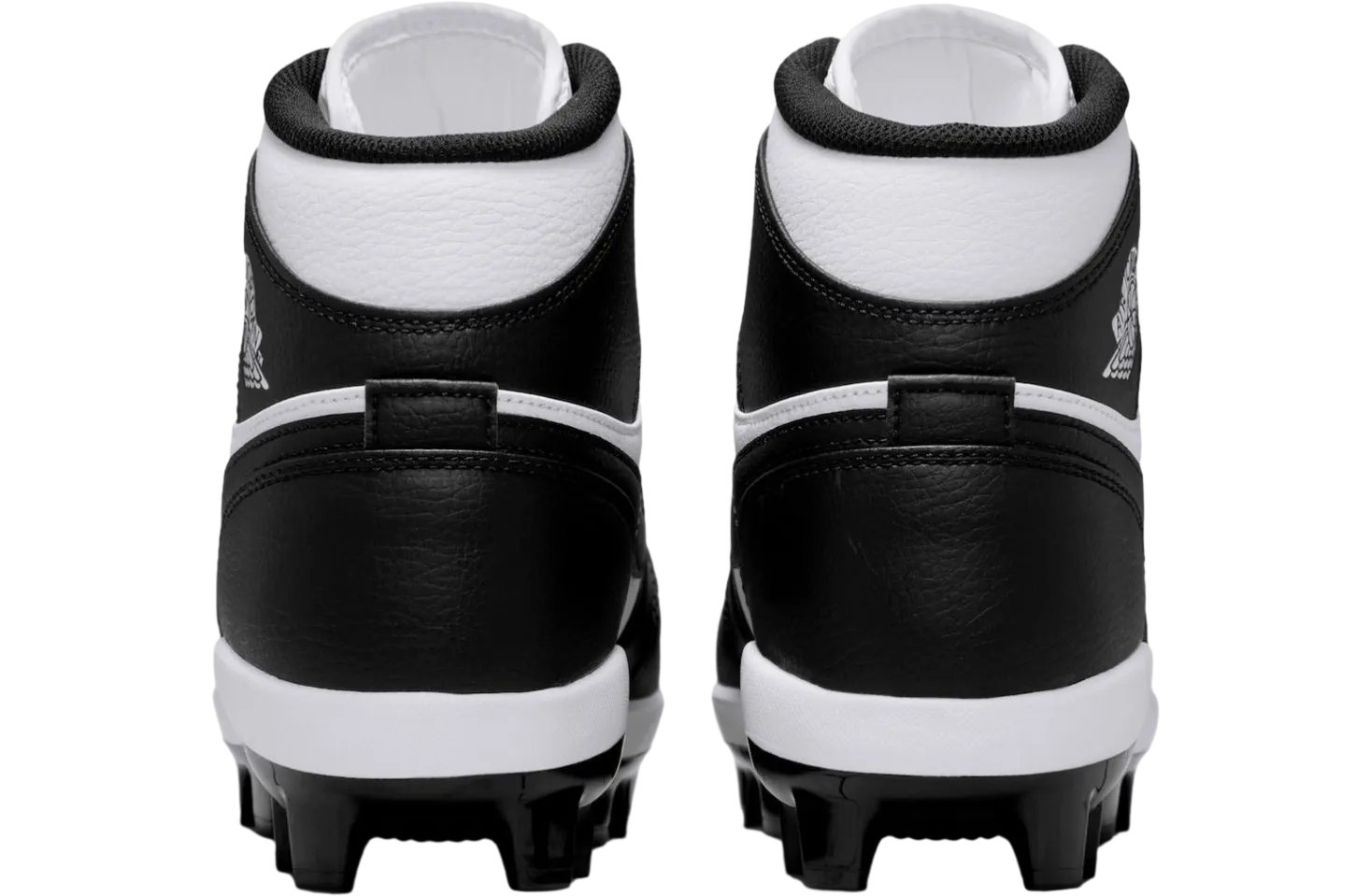 air jordan 1 cleats black white black 1