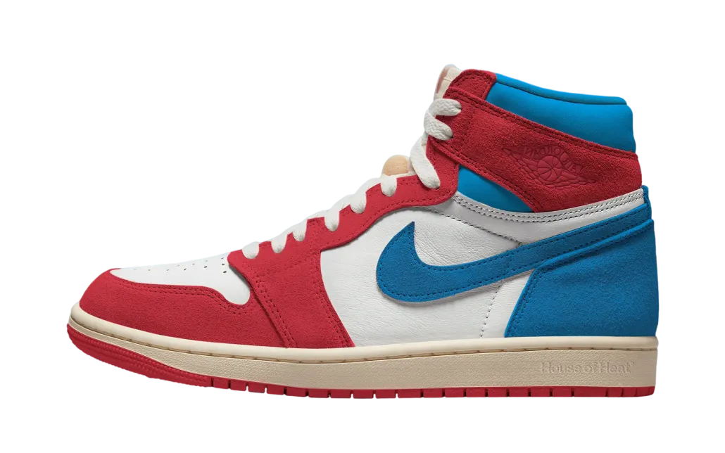 air jordan 1 high og university red dark powder blue