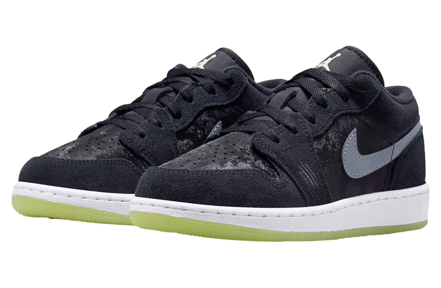 air jordan 1 low black barely volt 0