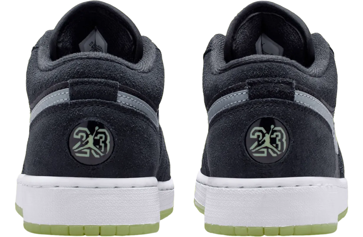 air jordan 1 low black barely volt 3