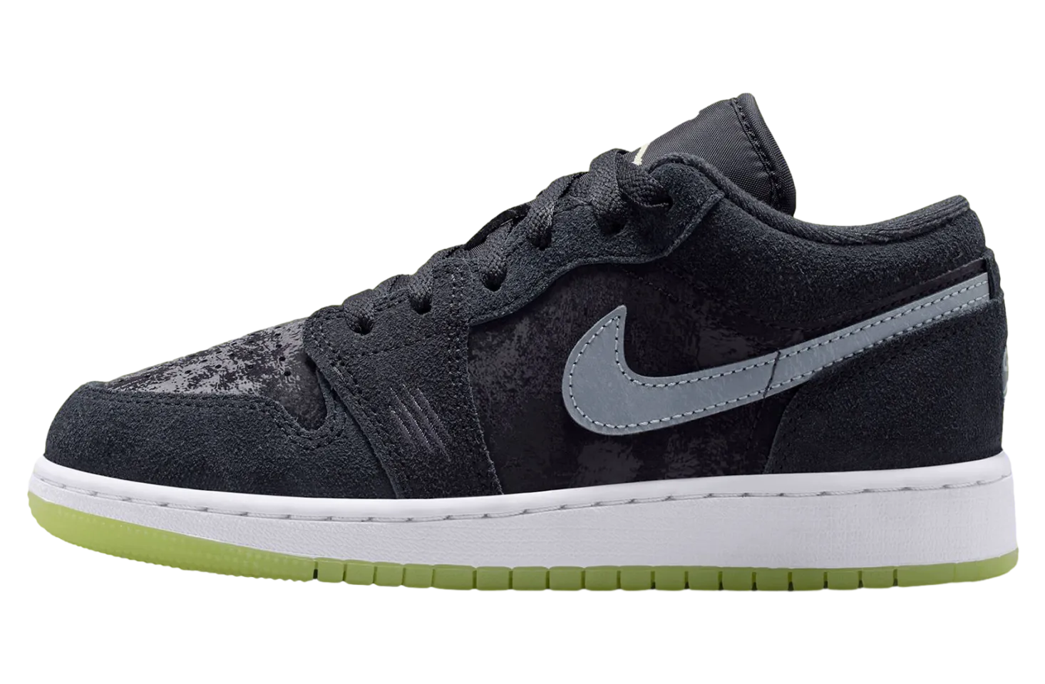 air jordan 1 low black barely volt