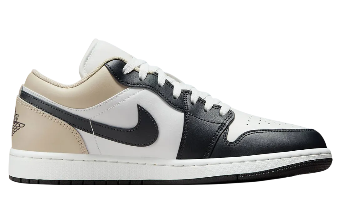 air jordan 1 low black toe tan 0