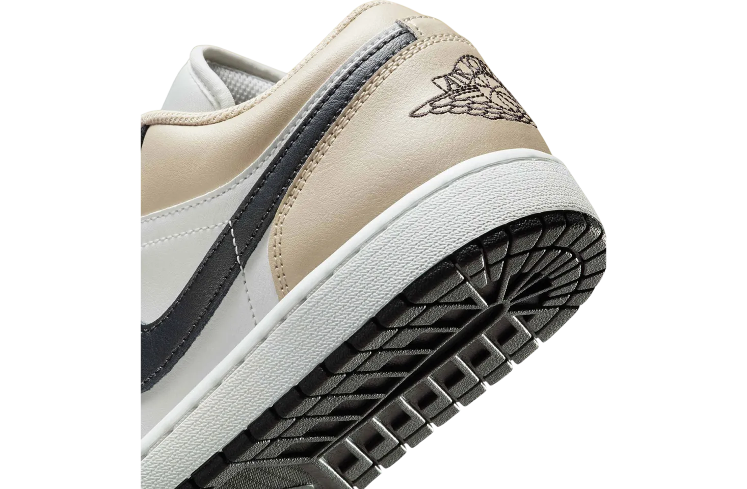 air jordan 1 low black toe tan 5
