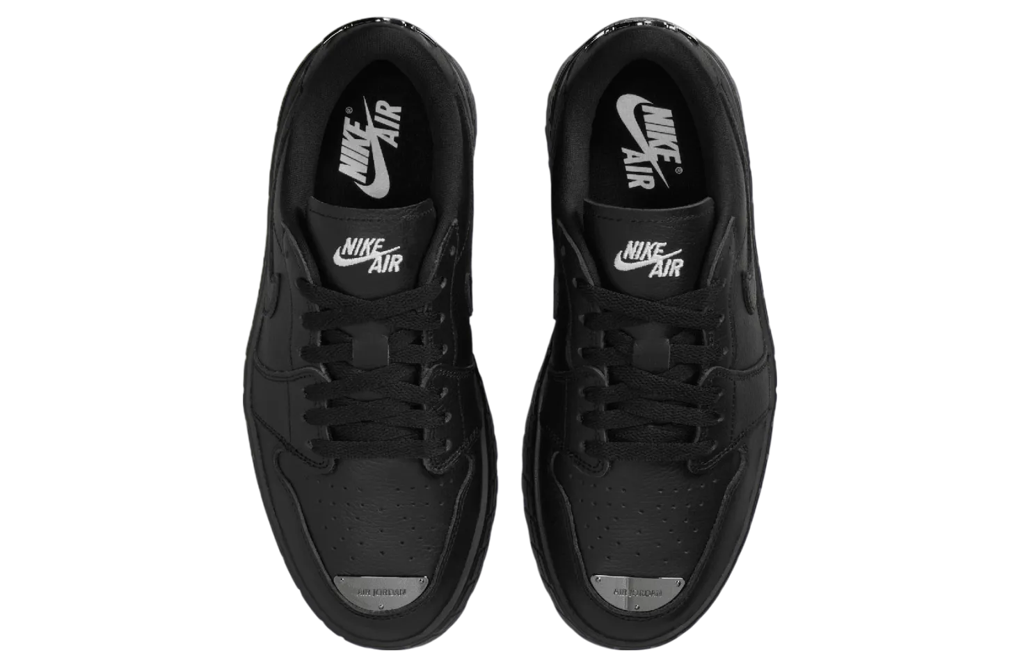 air jordan 1 low brooklyn black 3