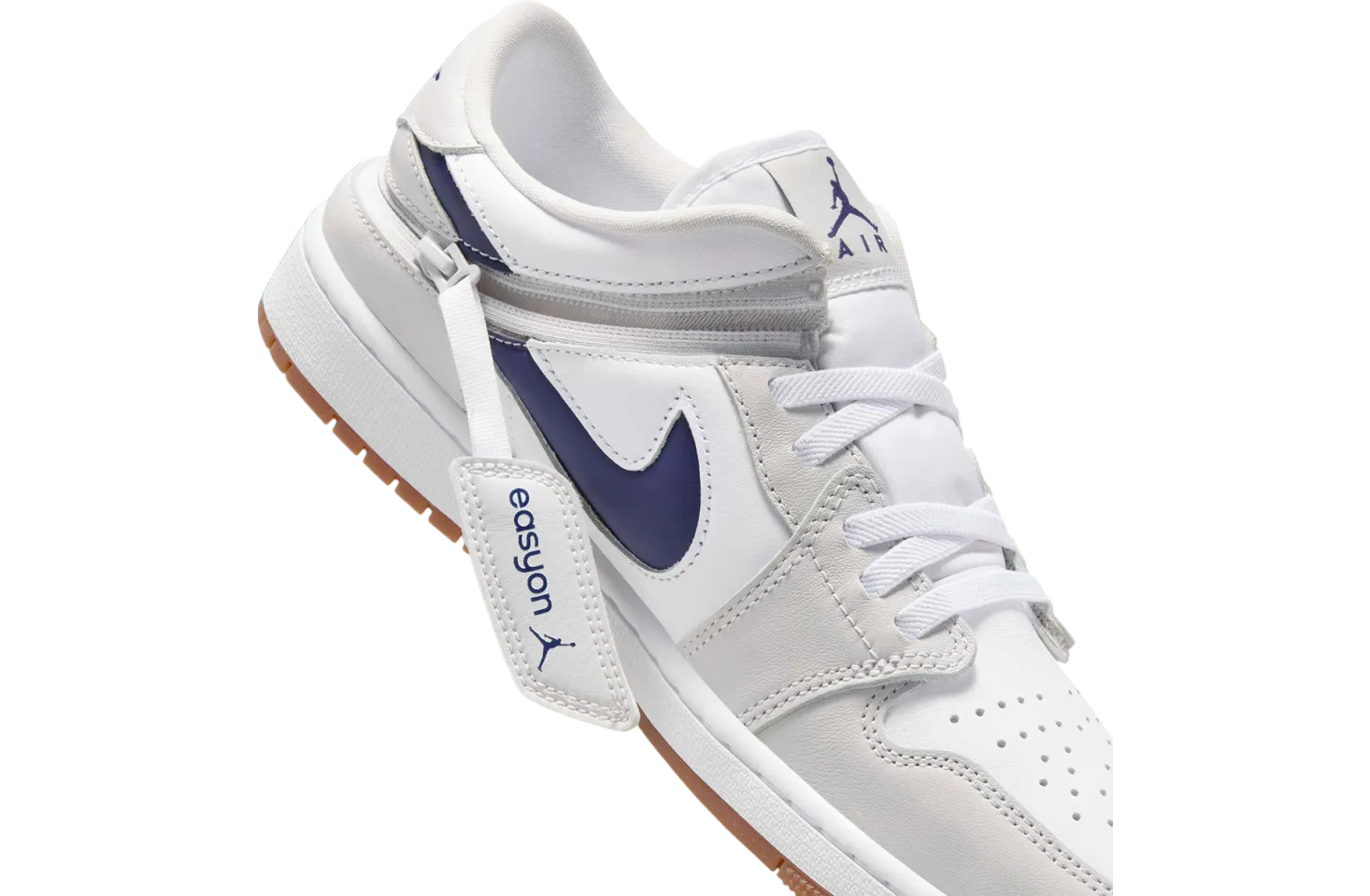 air jordan 1 low easyon light smoke grey navy 7