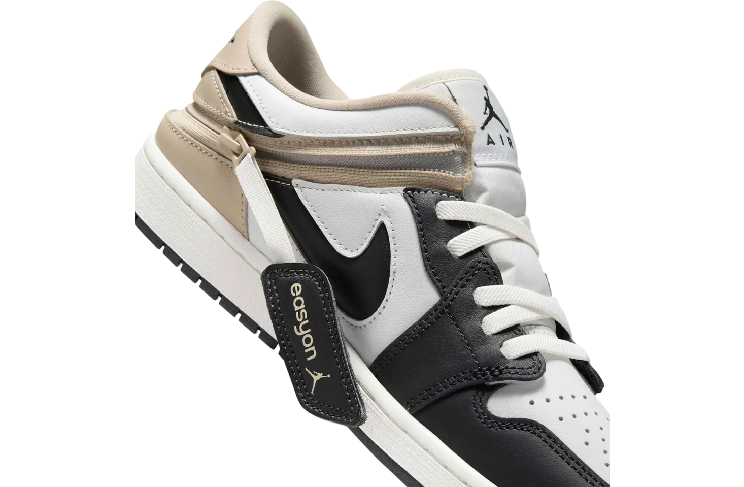air jordan 1 low easyon white latte 6