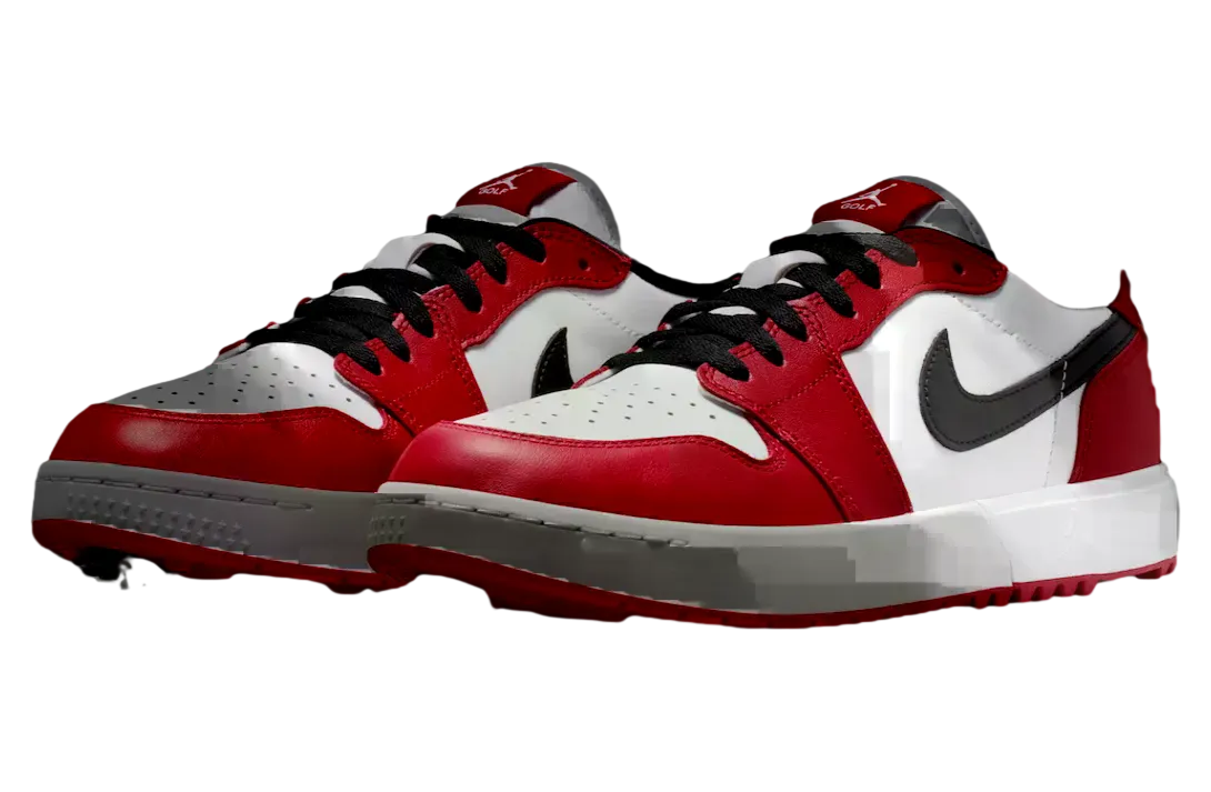 air jordan 1 low golf chicago varsity red black 0