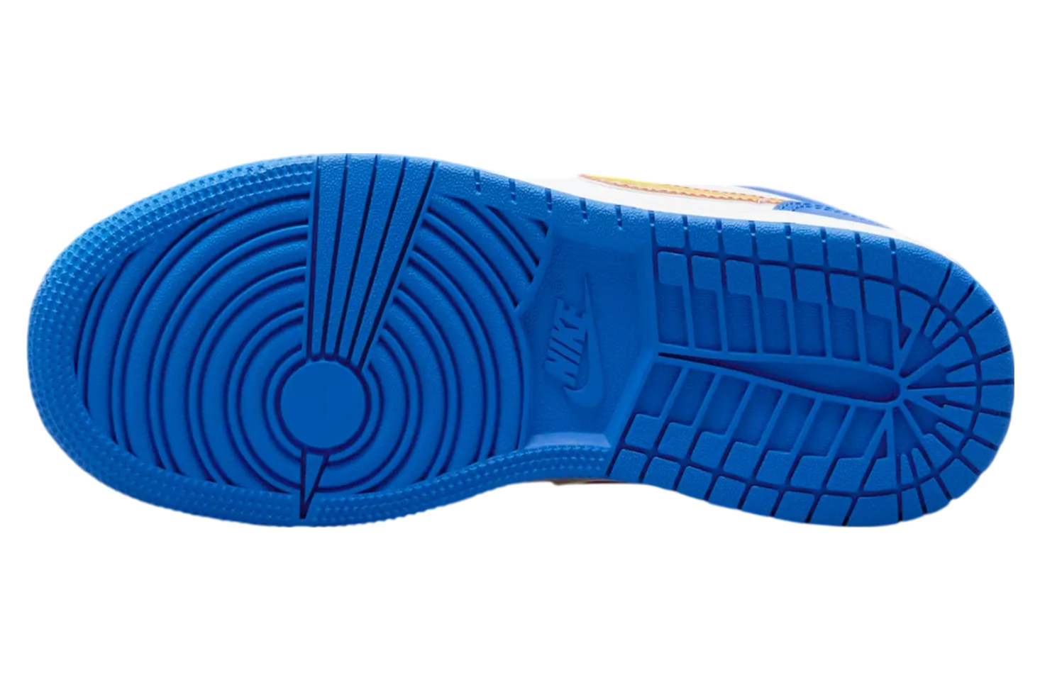 air jordan 1 low gs iridescent white hyper royal 4