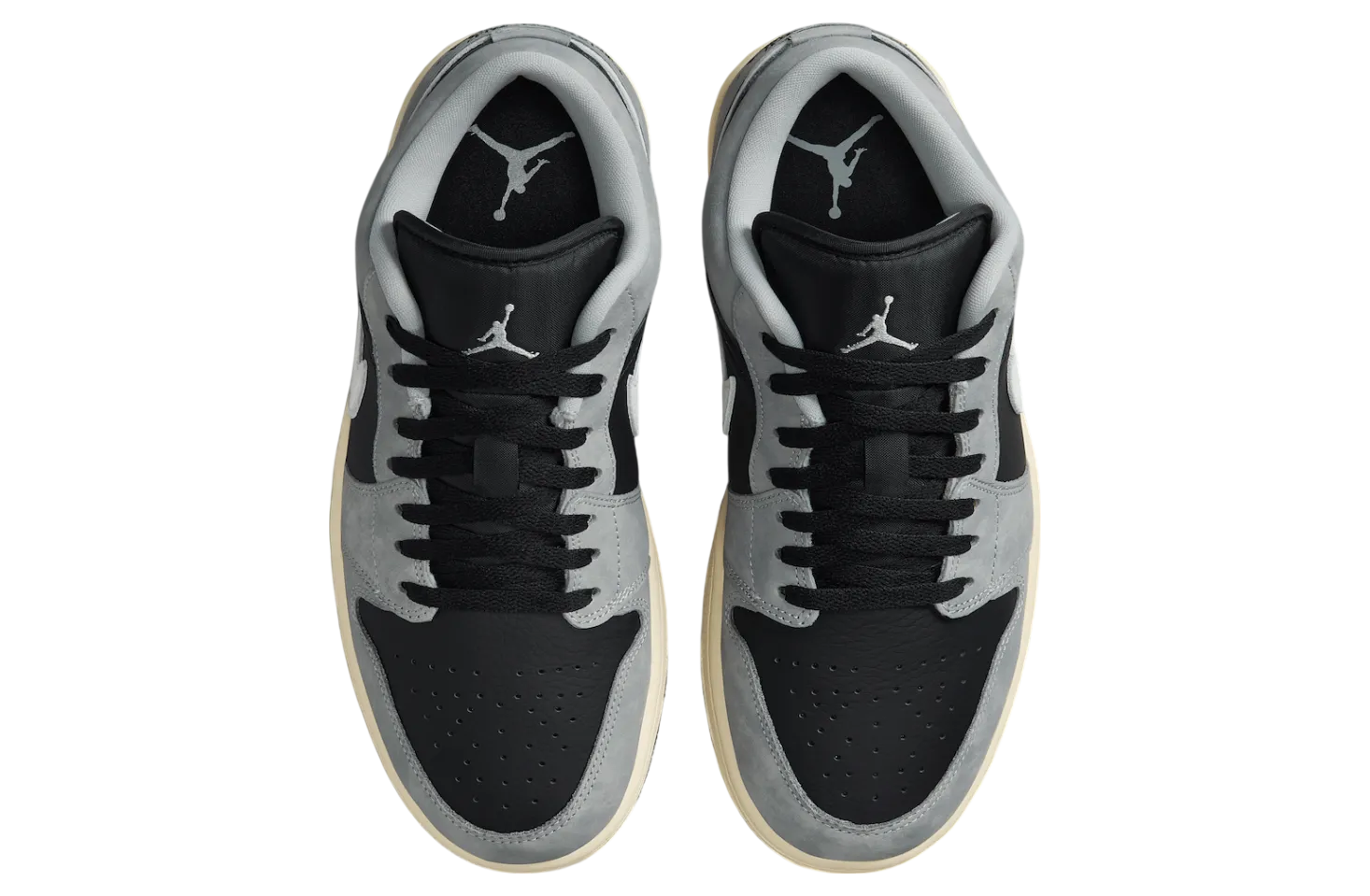 air jordan 1 low light smoke grey white 2