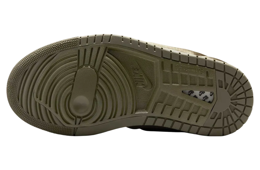 air jordan 1 low method of make medium olive 4