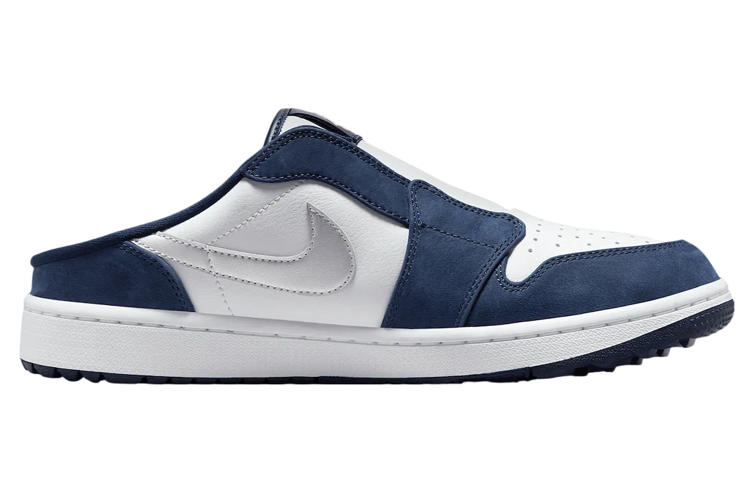 air jordan 1 low mule golf white midnight navy 1