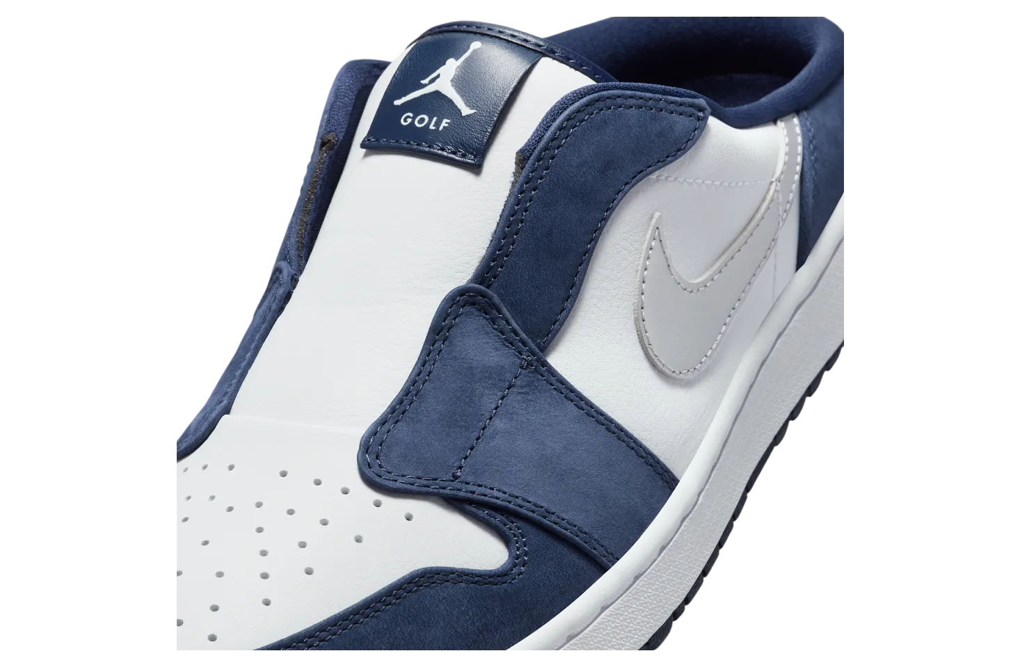 air jordan 1 low mule golf white midnight navy 4