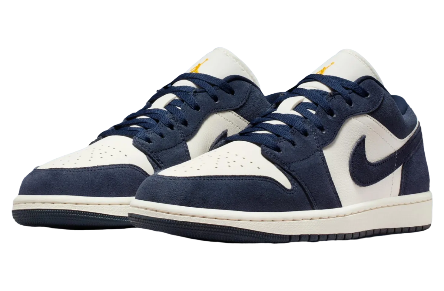 air jordan 1 low obsidian university gold 1