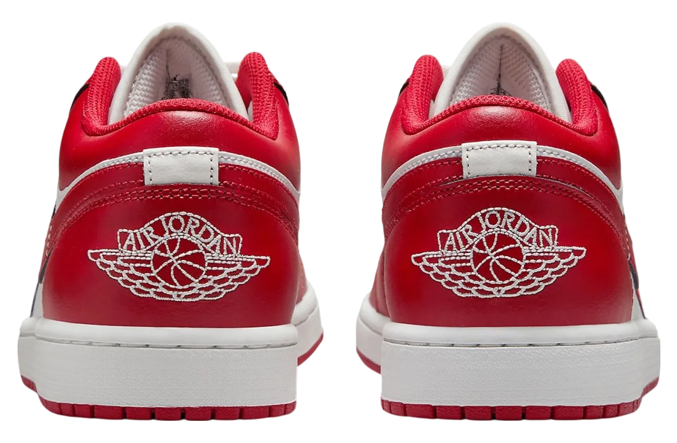 air jordan 1 low red white 3