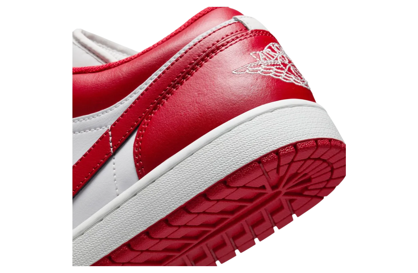air jordan 1 low red white 6