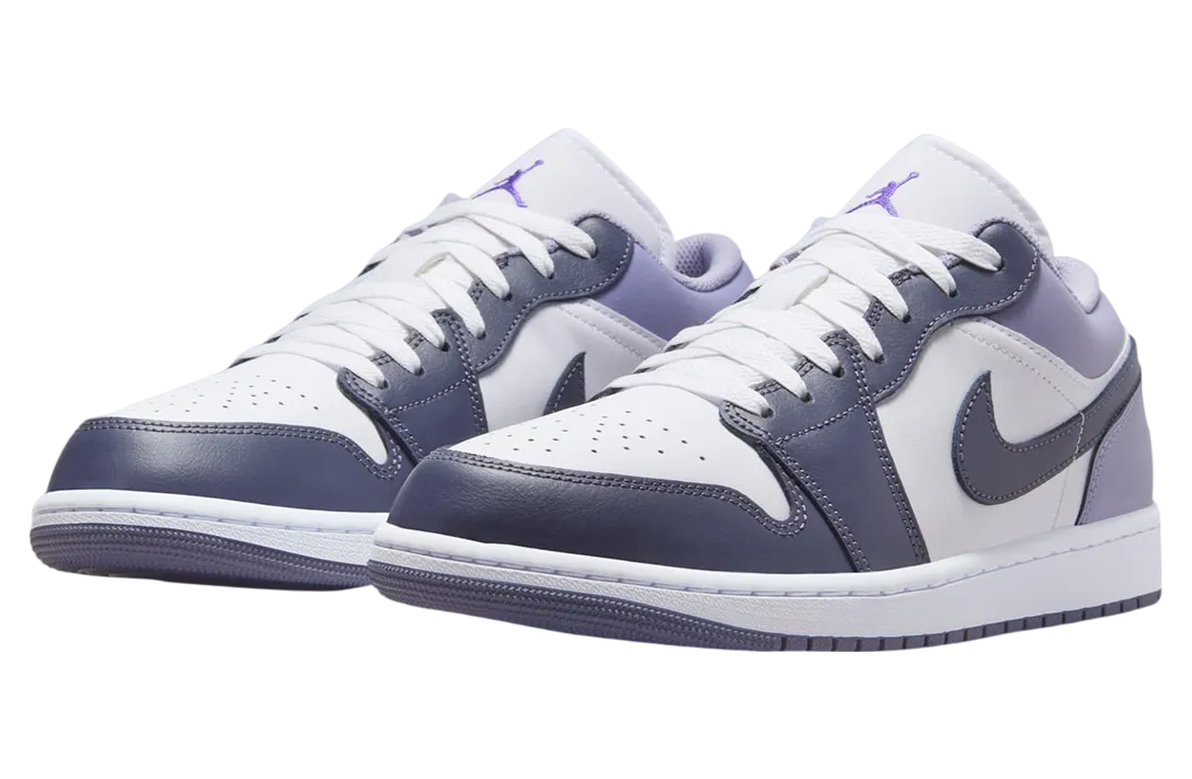 air jordan 1 low white purple 0