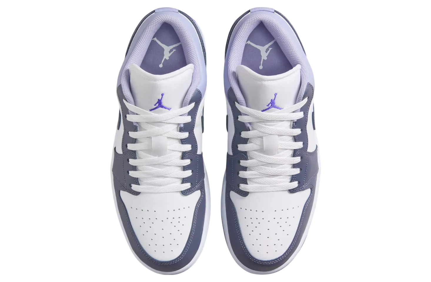 air jordan 1 low white purple 2