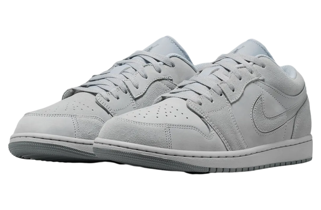 air jordan 1 low white wolf grey 0