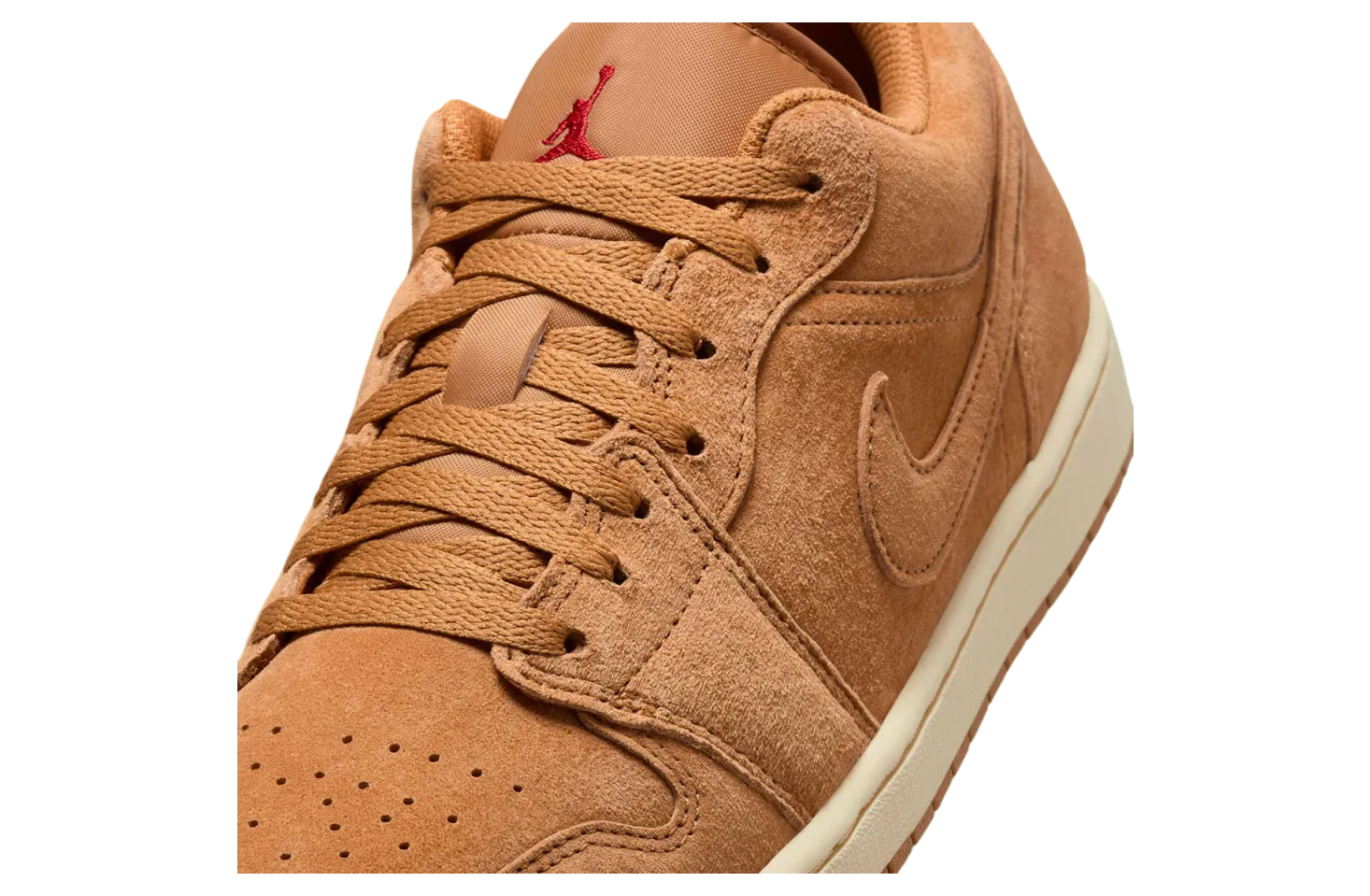 air jordan 1 low wmns flax varsity red 4