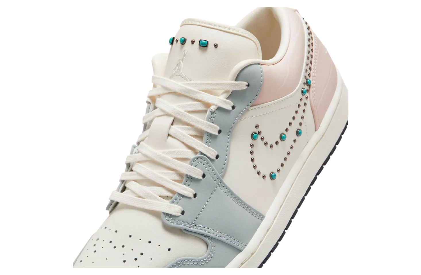 air jordan 1 low wmns ivory turquoise 6