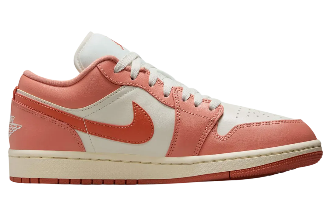 air jordan 1 low wmns sail madder root 0