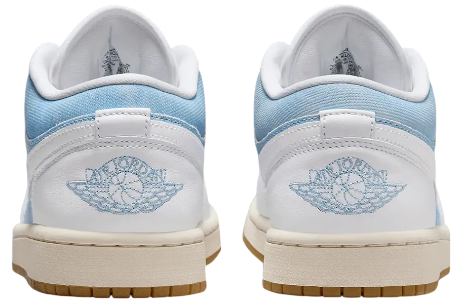 air jordan 1 low wmns worn blue white 3