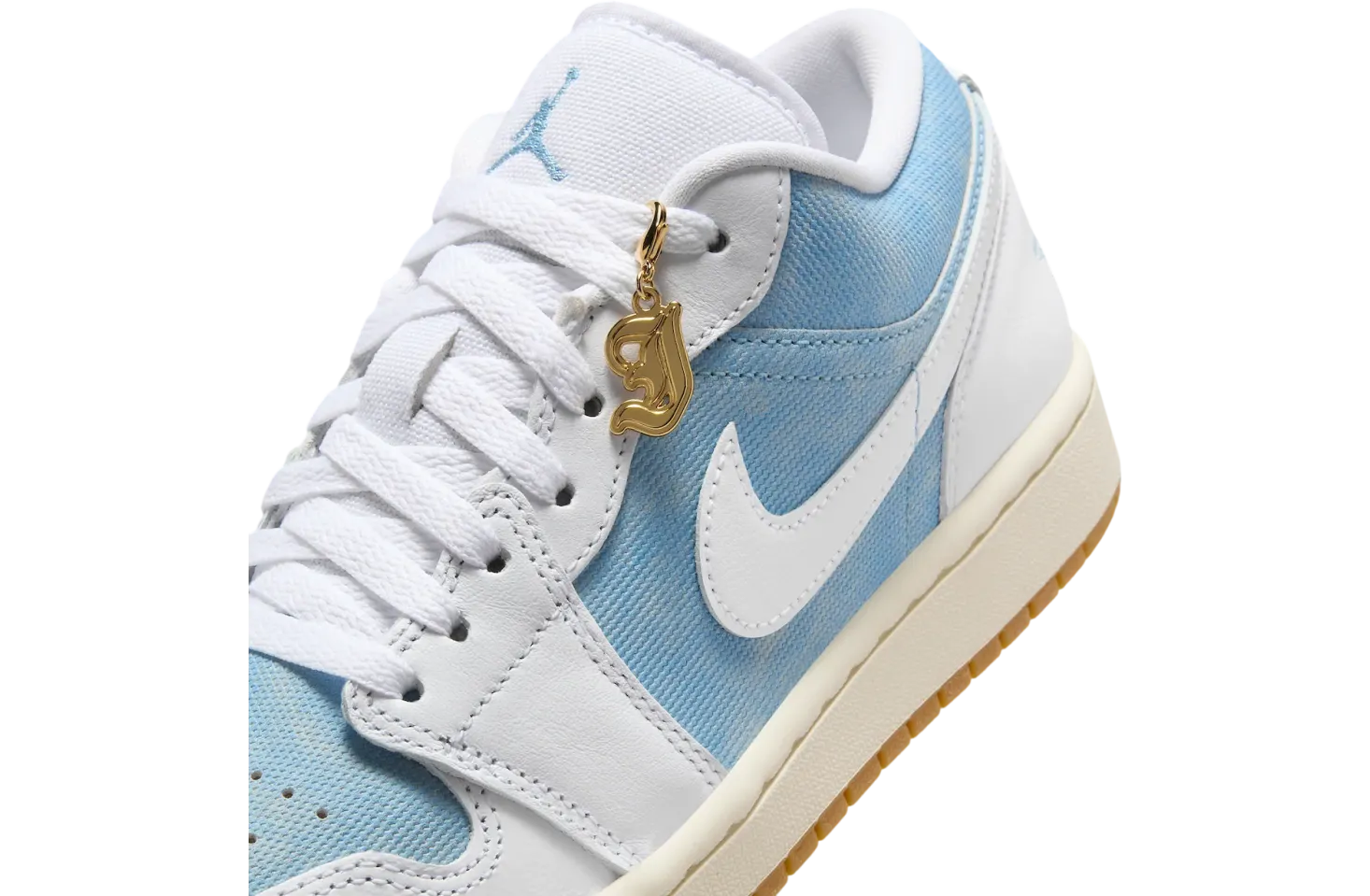 air jordan 1 low wmns worn blue white 6