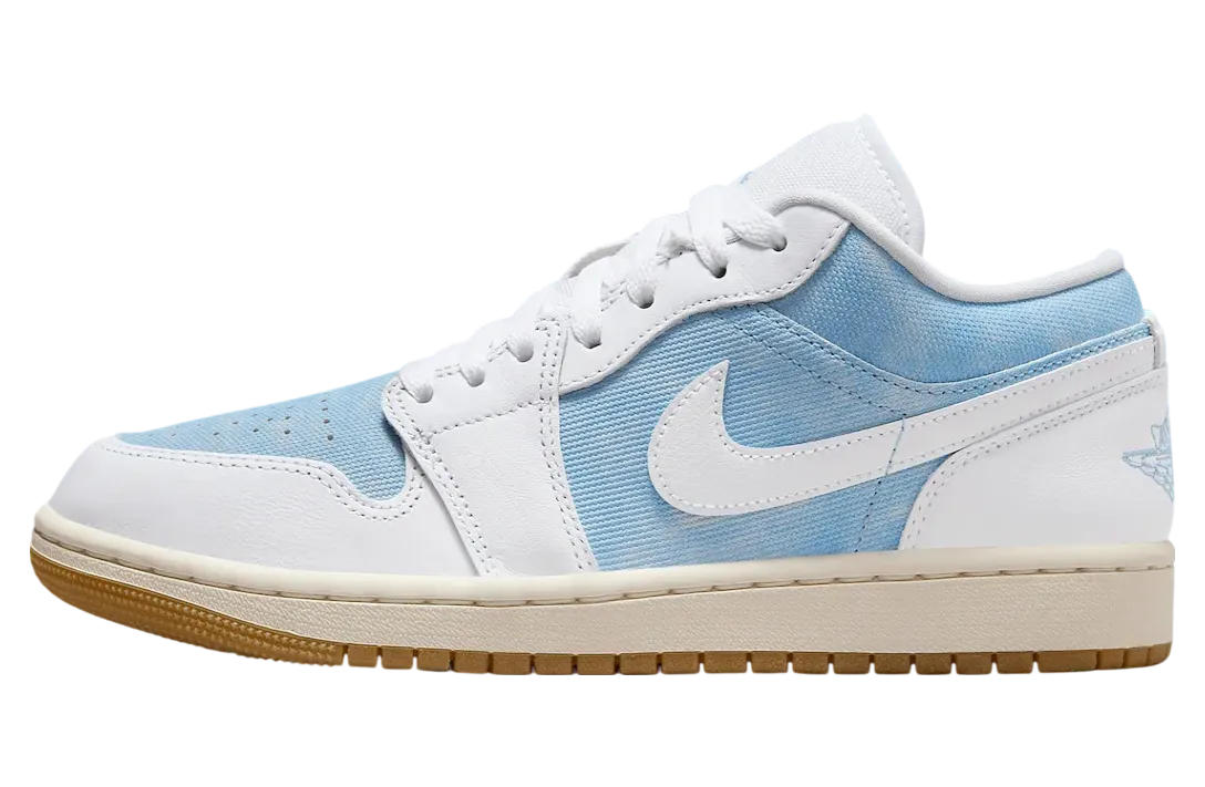 air jordan 1 low wmns worn blue white