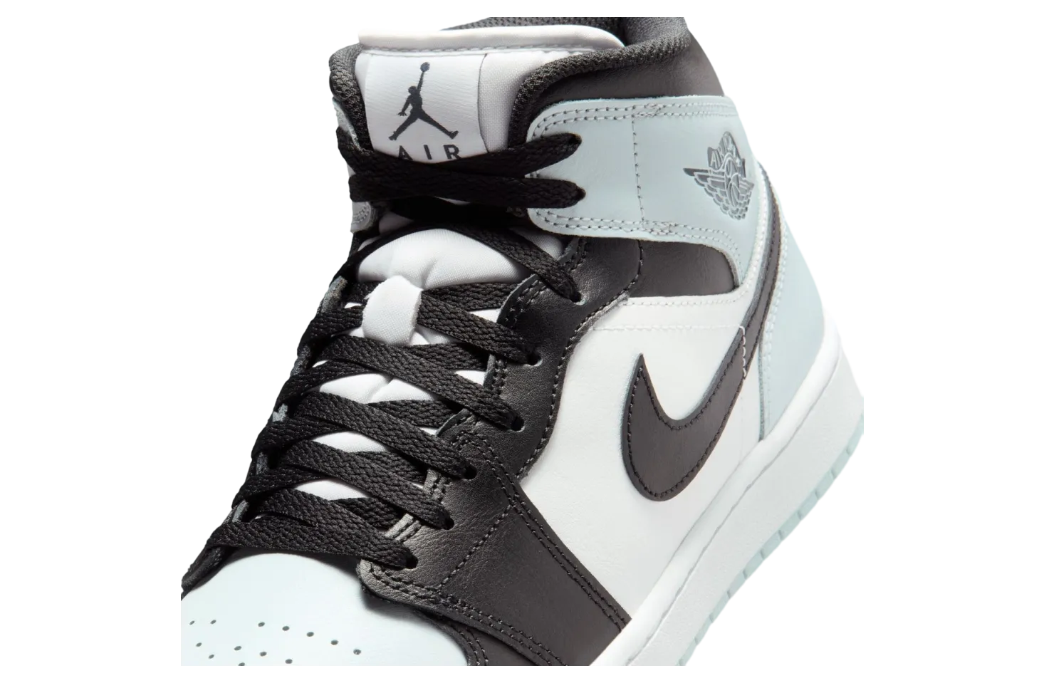 air jordan 1 mid black aura 3