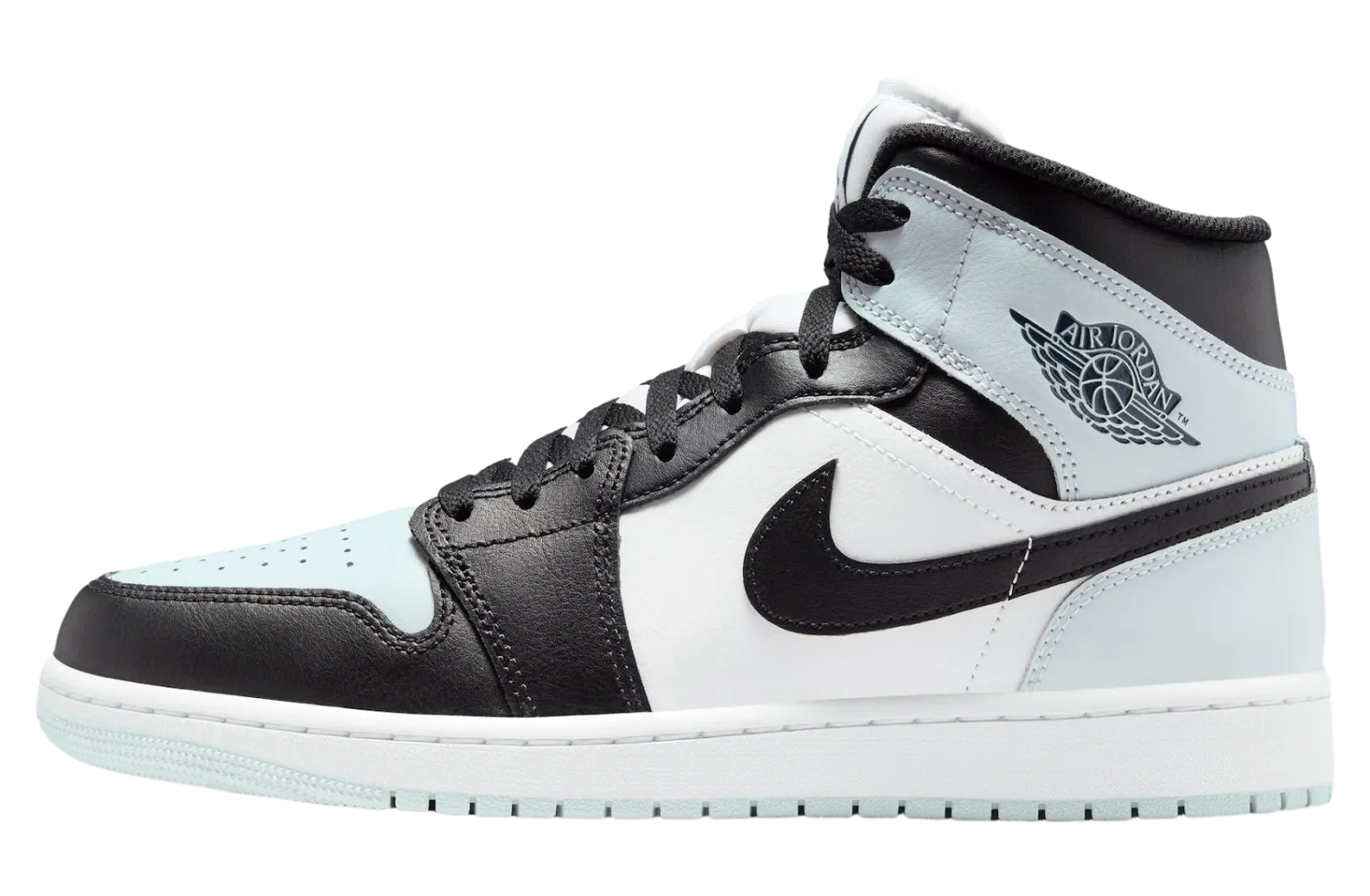 air jordan 1 mid black aura