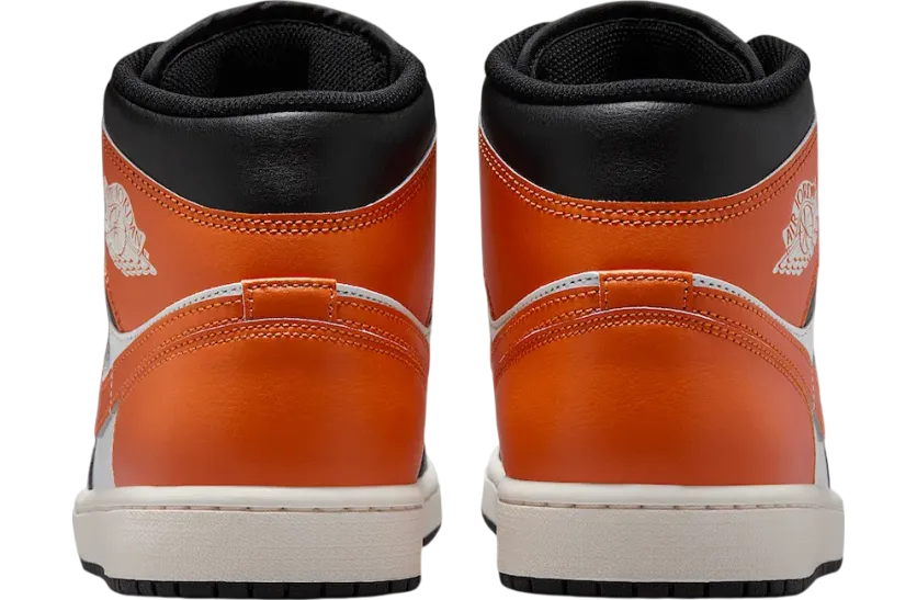air jordan 1 mid black toe orange 3