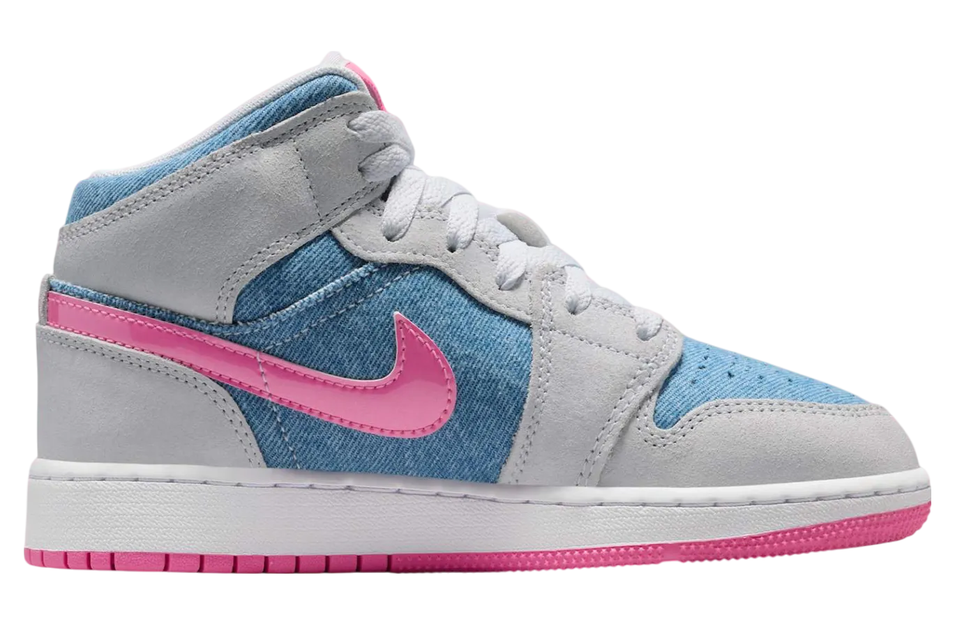 air jordan 1 mid gs cobalt bliss white 1