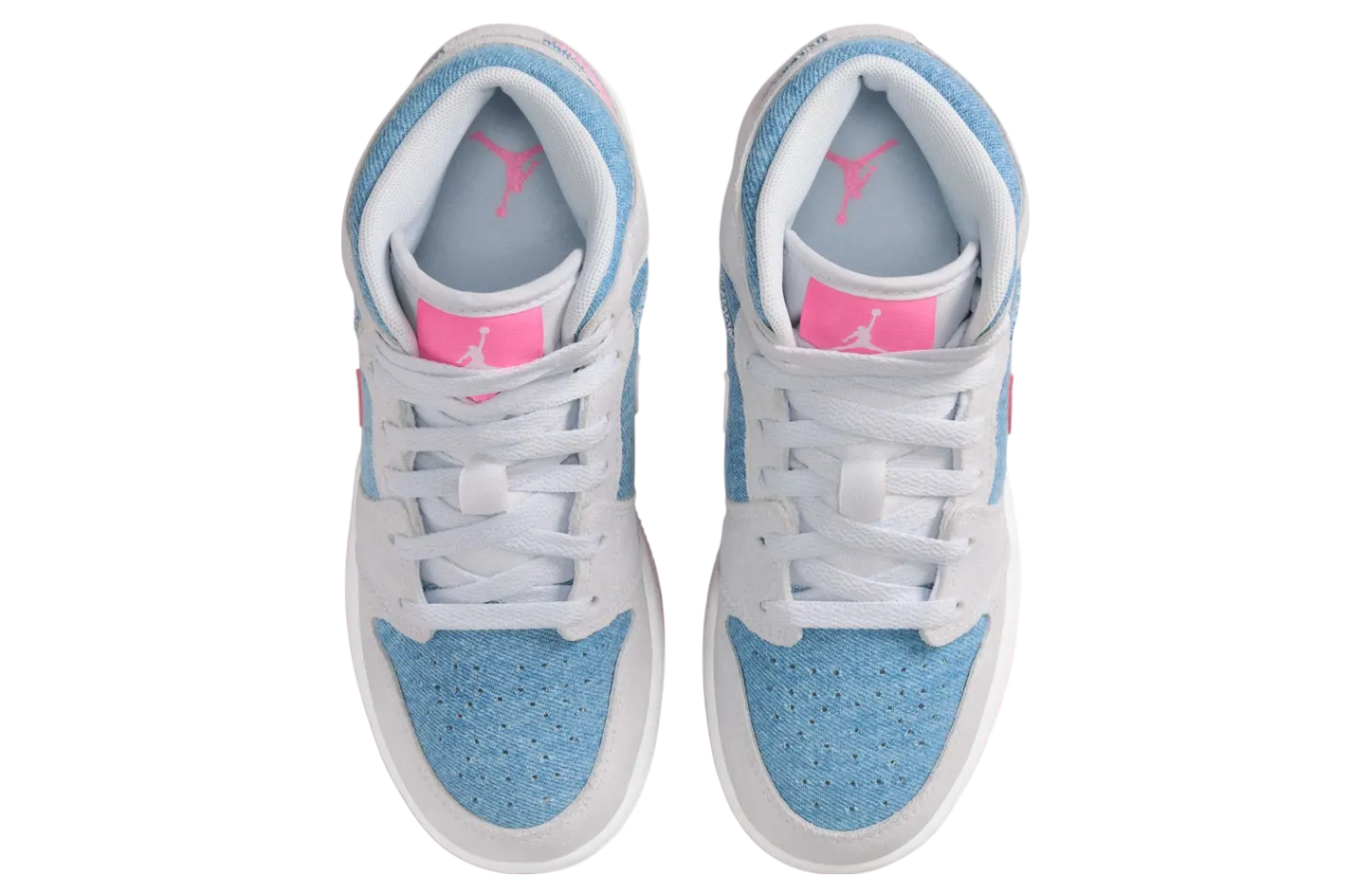 air jordan 1 mid gs cobalt bliss white 2