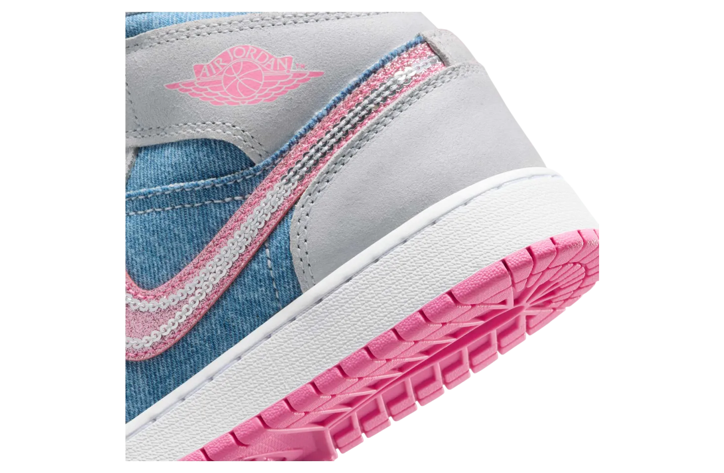 air jordan 1 mid gs cobalt bliss white 5