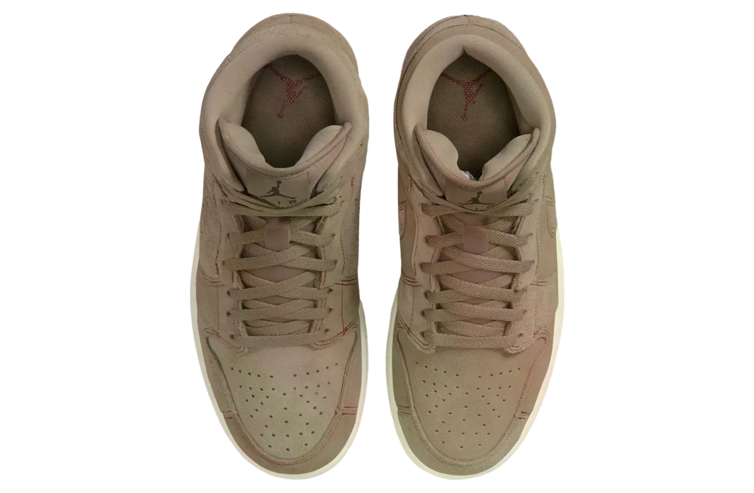 air jordan 1 mid khaki pecan 3
