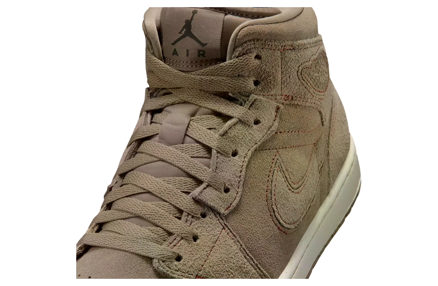 air jordan 1 mid khaki pecan 5