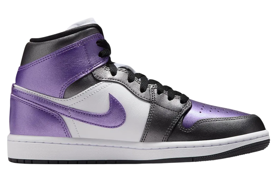 air jordan 1 mid metallic purple 1