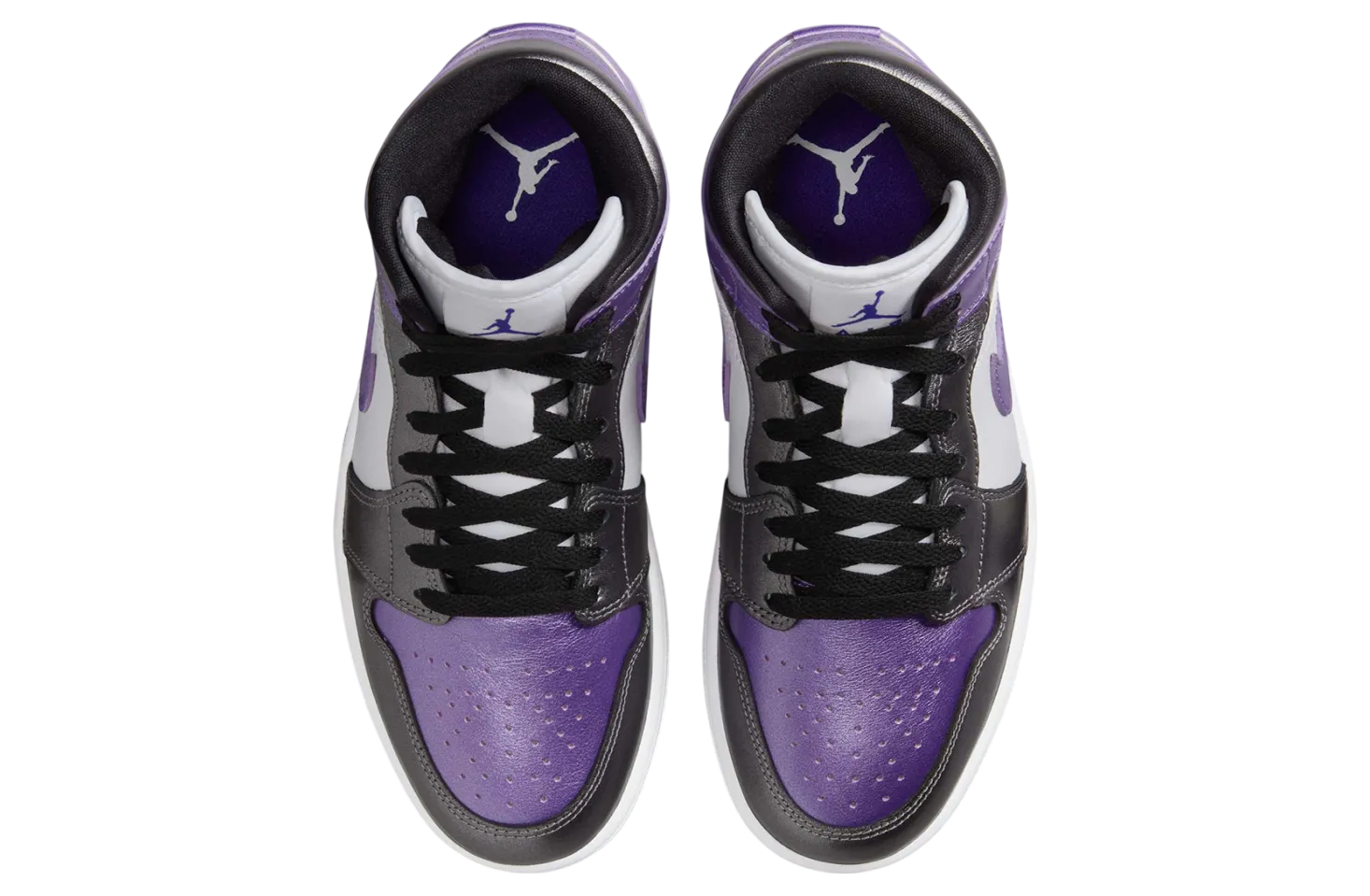 air jordan 1 mid metallic purple 2
