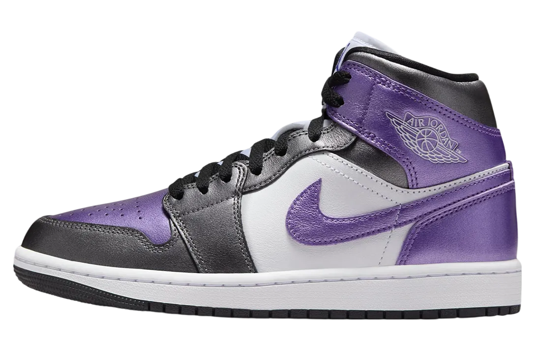air jordan 1 mid metallic purple