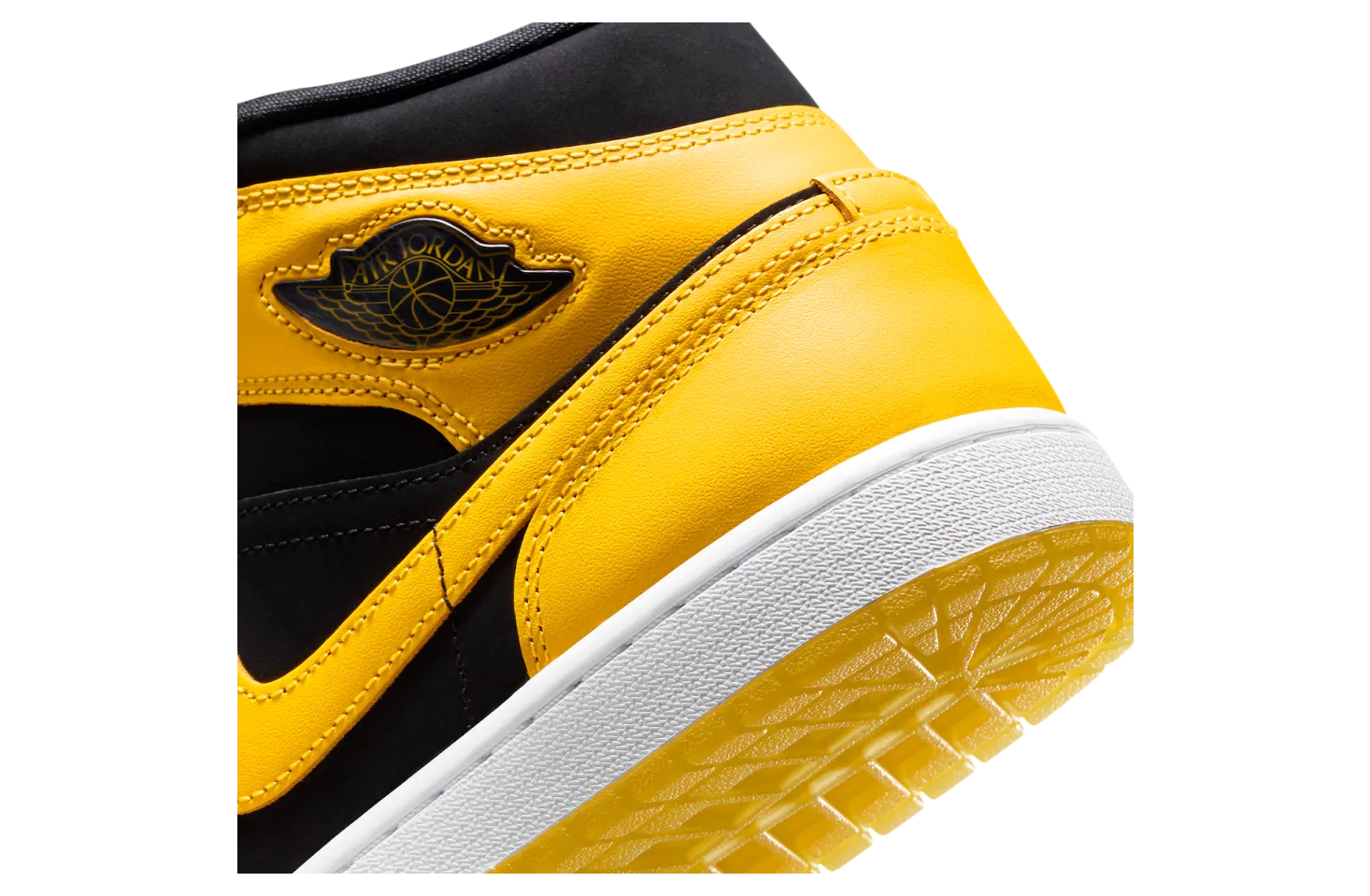 air jordan 1 mid new love black varsity maize 6