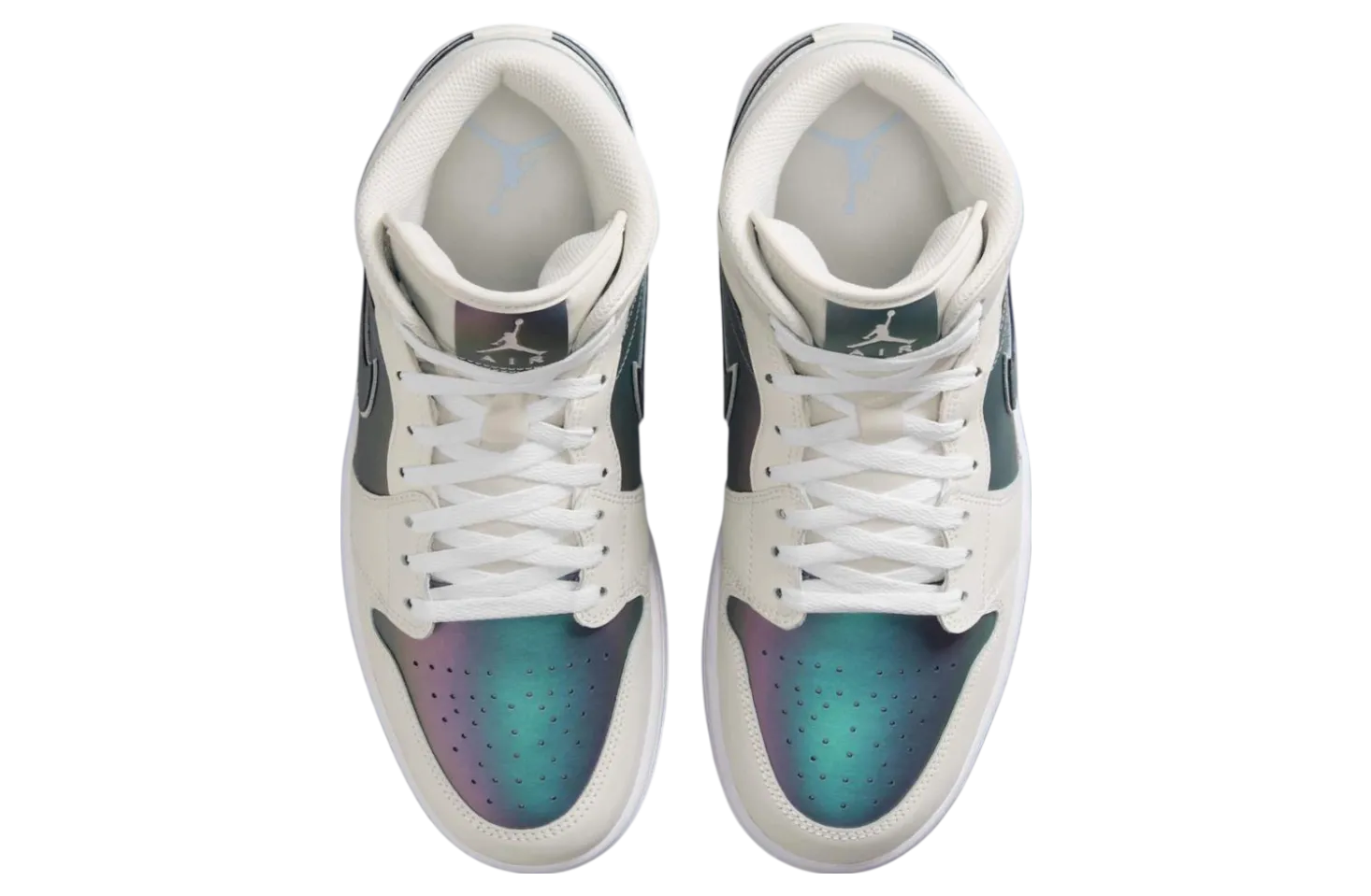 air jordan 1 mid phantom white 4