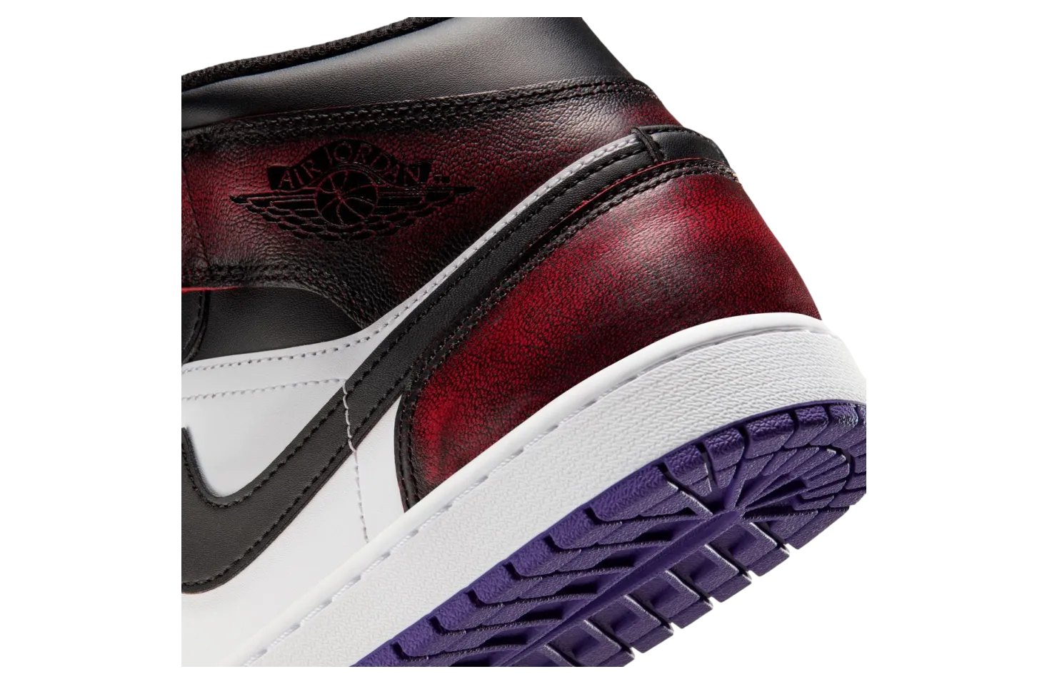 air jordan 1 mid true red court purple 5