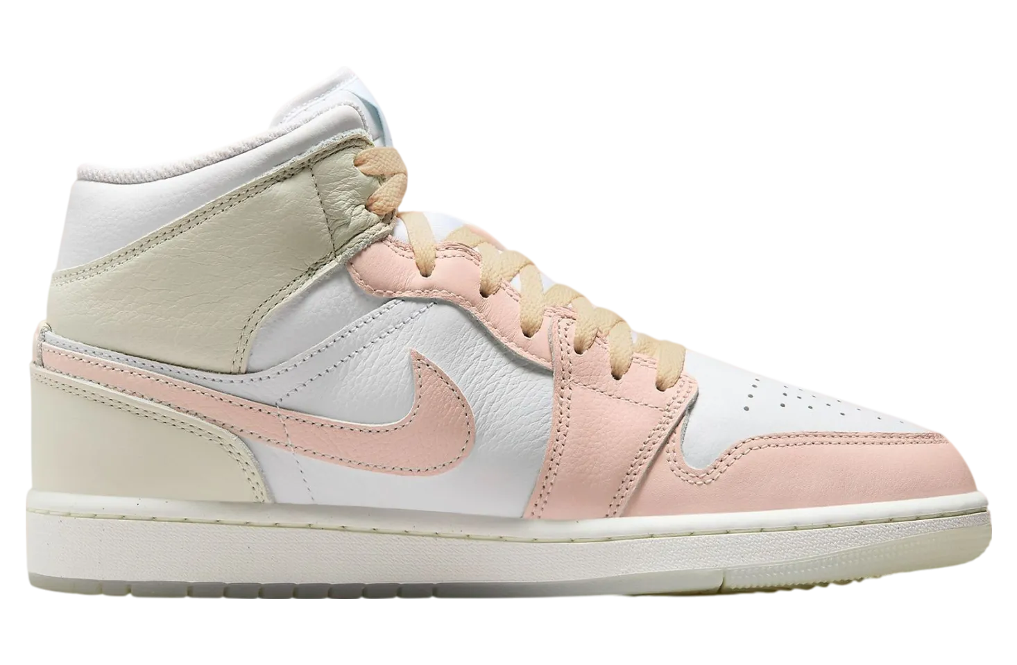 air jordan 1 mid white peach 1