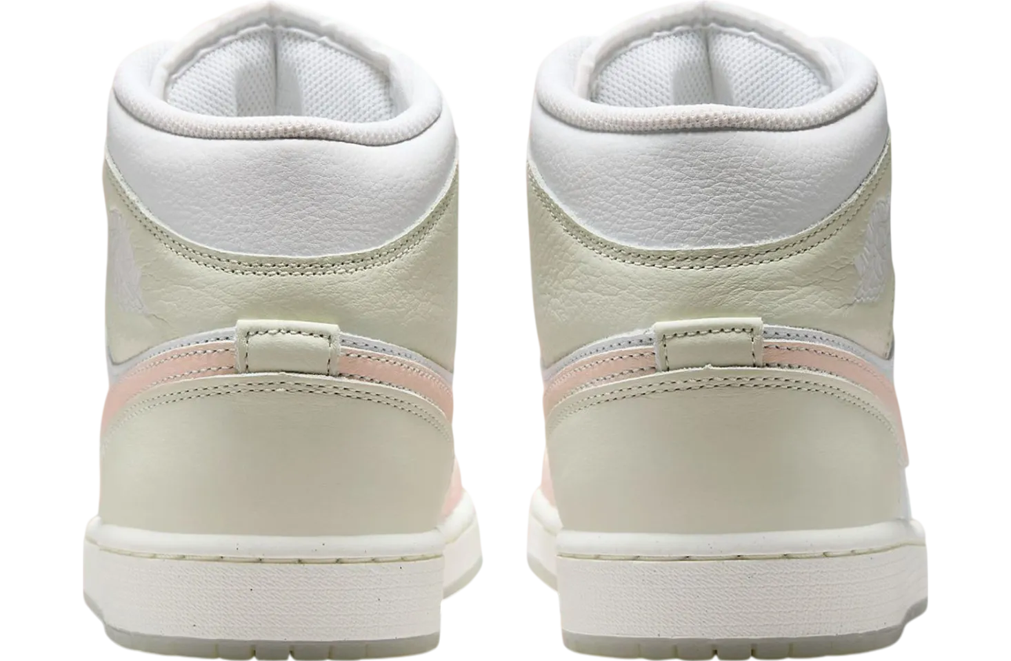 air jordan 1 mid white peach 3
