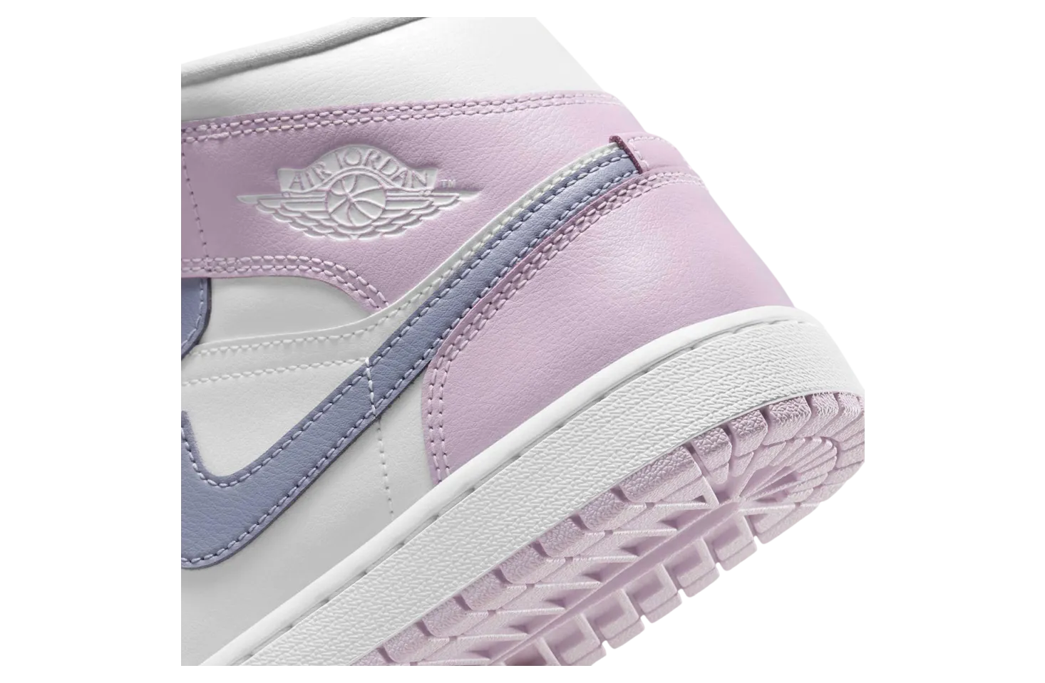 air jordan 1 mid wmns indigo haze doll white 6