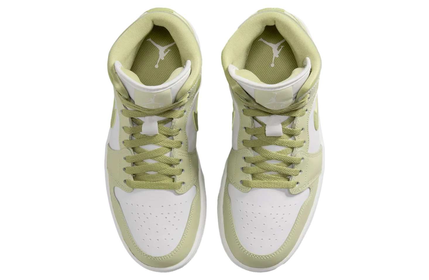 air jordan 1 mid wmns olive aura 3