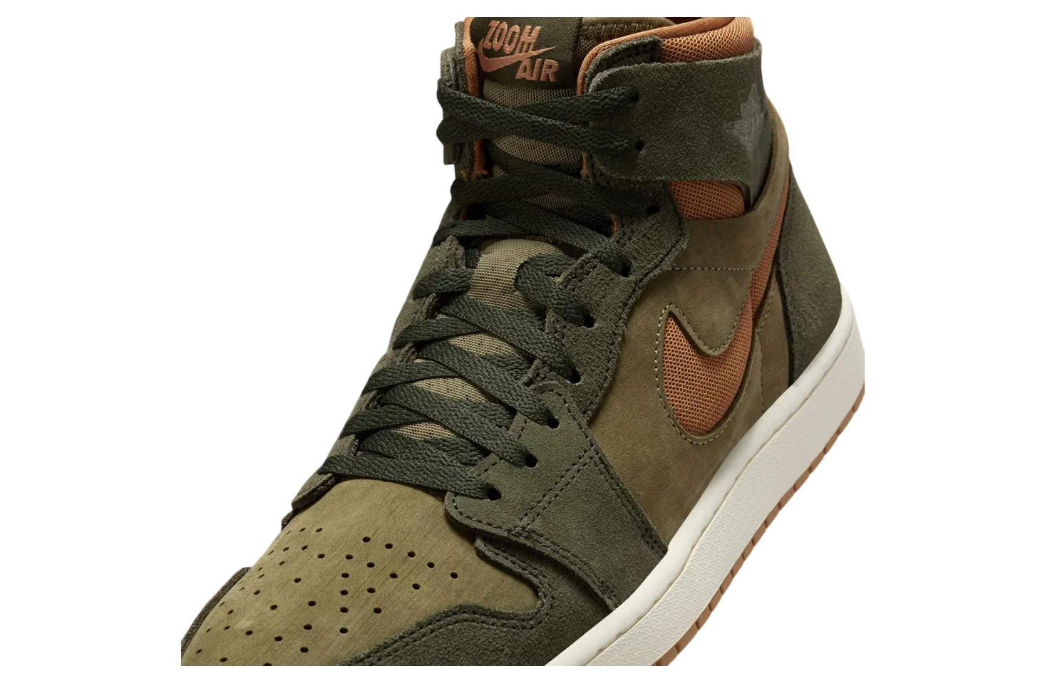 air jordan 1 zoom cmft 2 olive gum 4