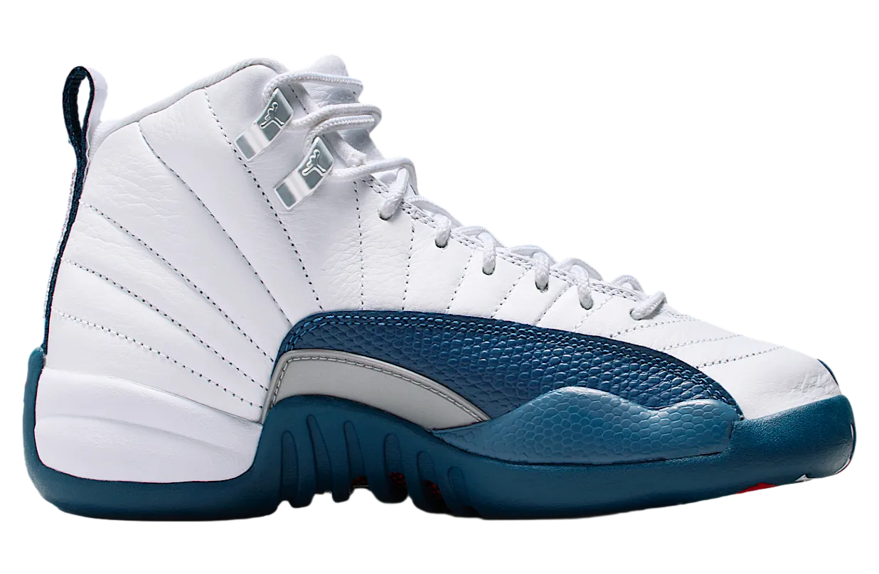 air jordan 12 gs white metallic silver 1