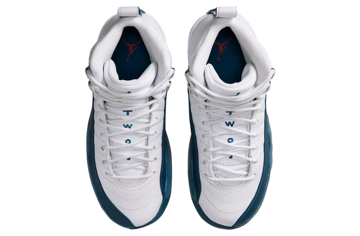 air jordan 12 gs white metallic silver 2