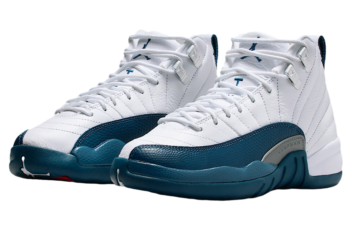 air jordan 12 gs white metallic silver 3